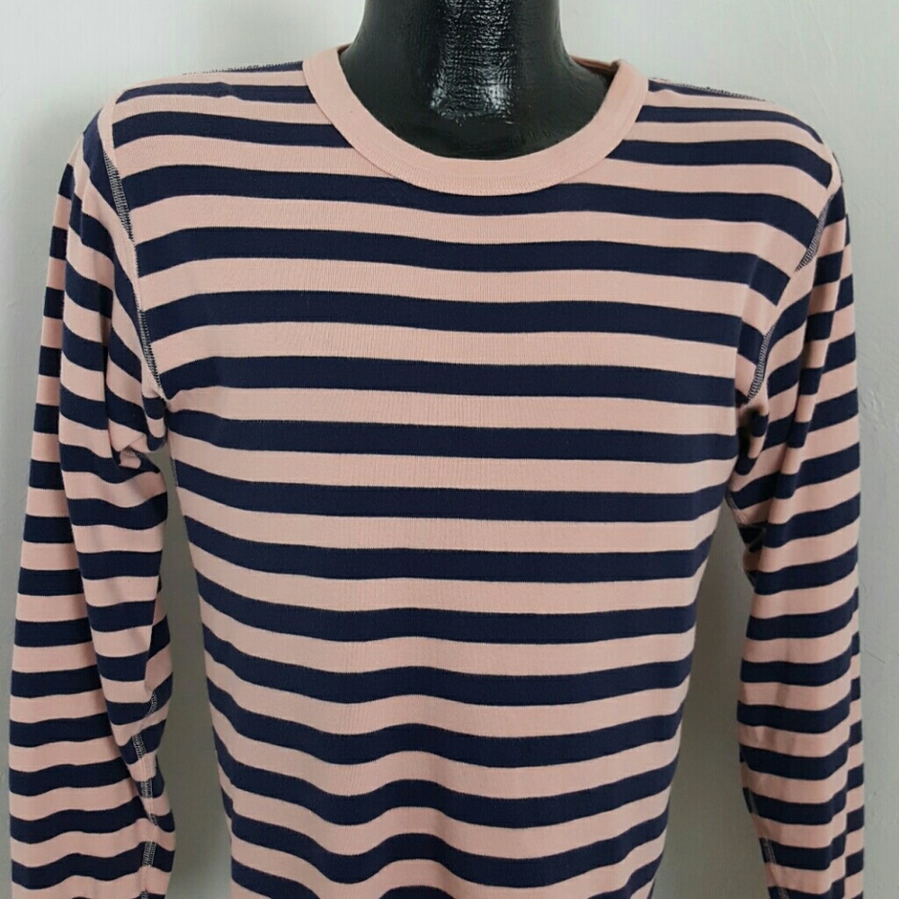 Hanna Andersson Women XS Organic Cotton Striped Long Sleeve Top